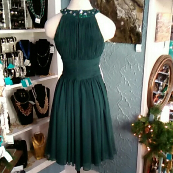 New Izilady Sleeveless Sequin/Bead Trimmed Dress - Picture 3 of 6